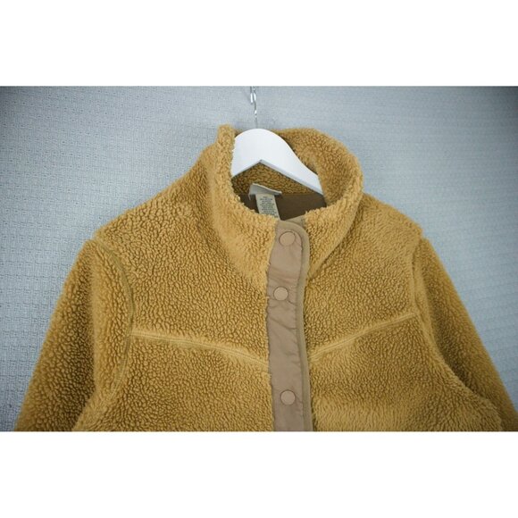 L.L. Bean Sherpa Fleece Deep Pile Jacket 515832 Medium - Picture 5 of 8